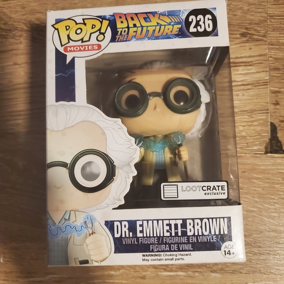 Funko Pop! Dr. Emmett Brown Vinyl Figure - Picture 1 of 4